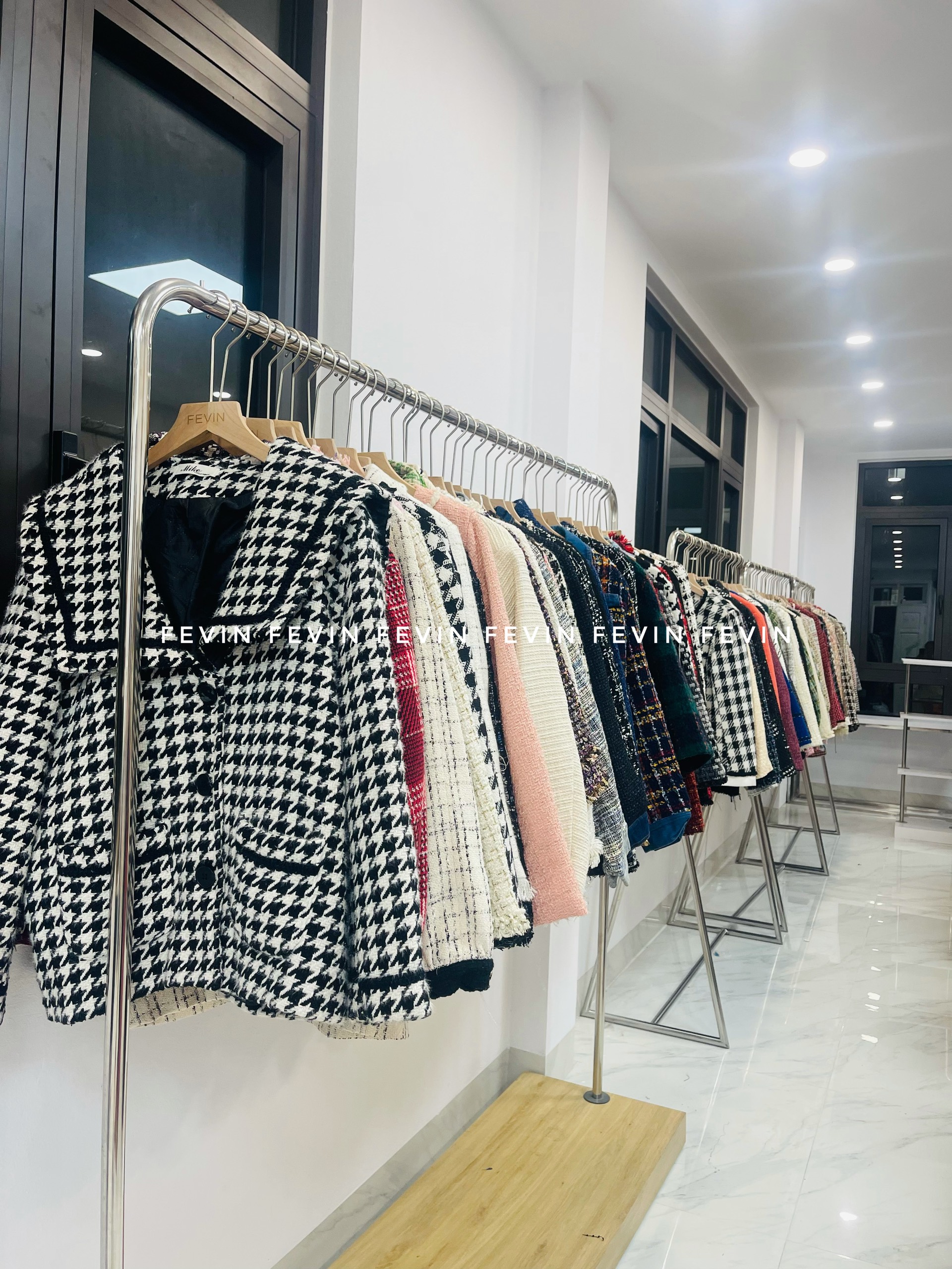 Áo Khoác Vải Dạ Tweed Hàn Quốc - Tổng kho hàng thùng Miền Bắc