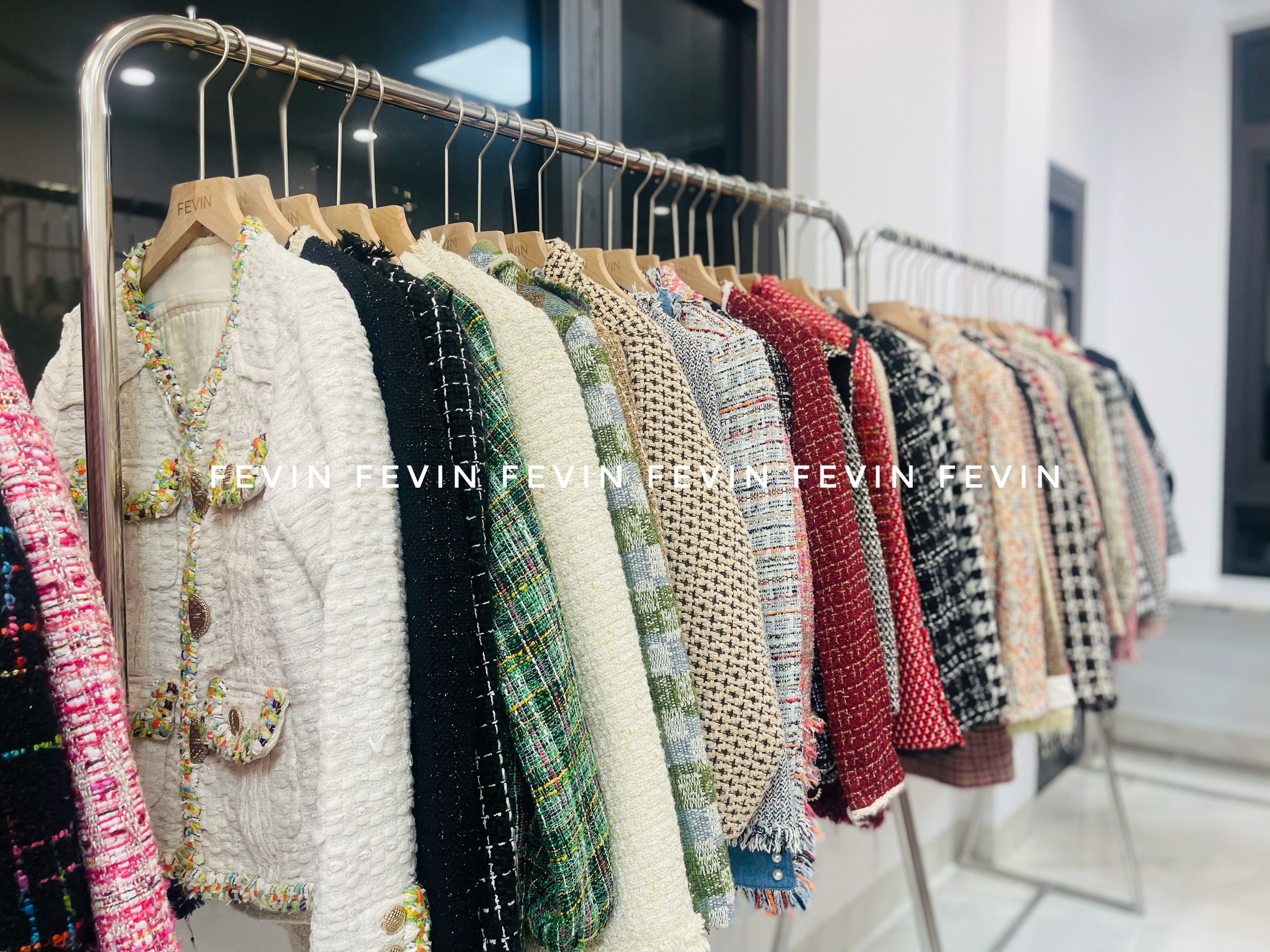 Áo Khoác Vải Dạ Tweed Hàn Quốc - Tổng kho hàng thùng Miền Bắc