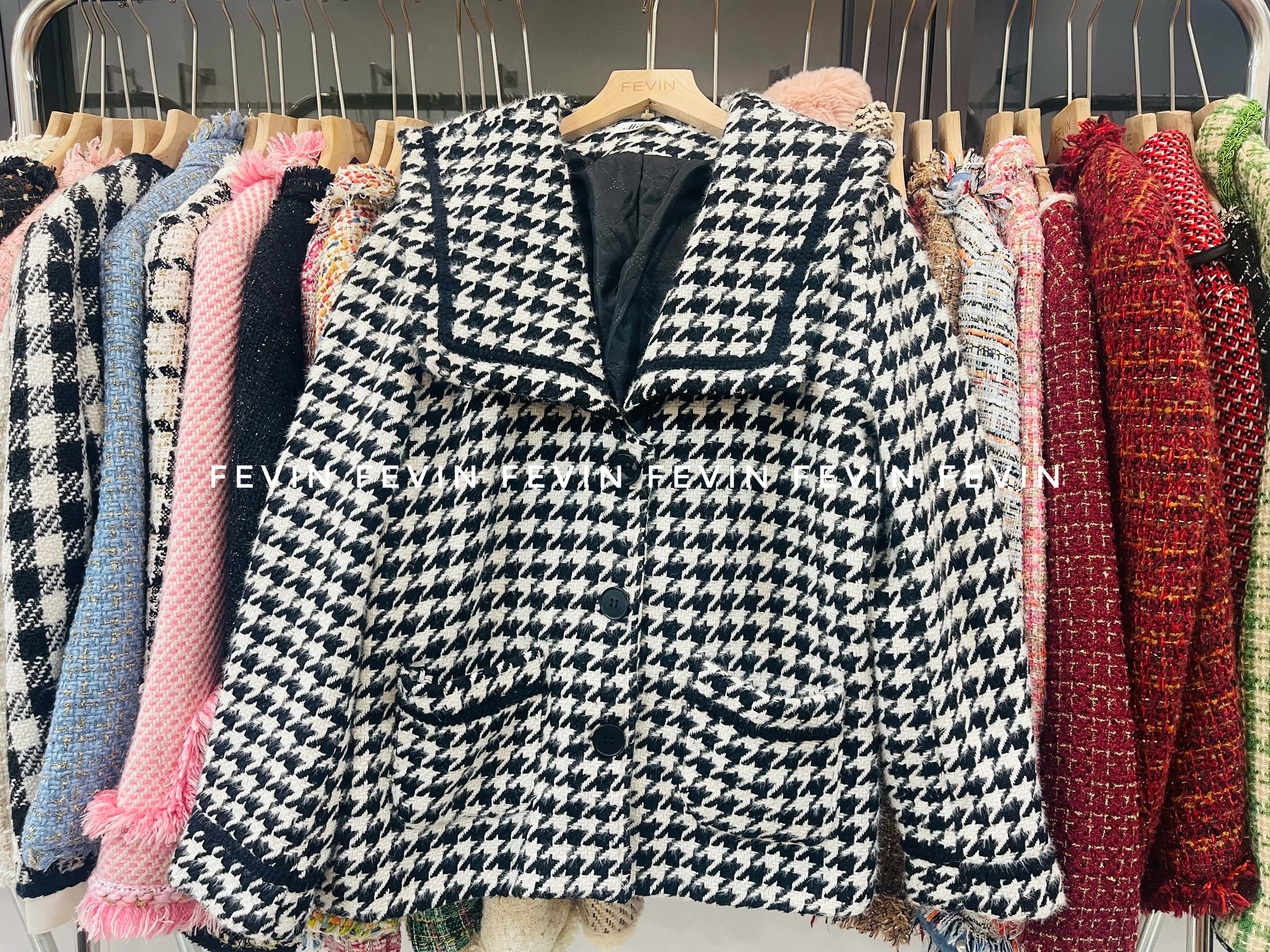 Áo Khoác Vải Dạ Tweed Hàn Quốc - Tổng kho hàng thùng Miền Bắc