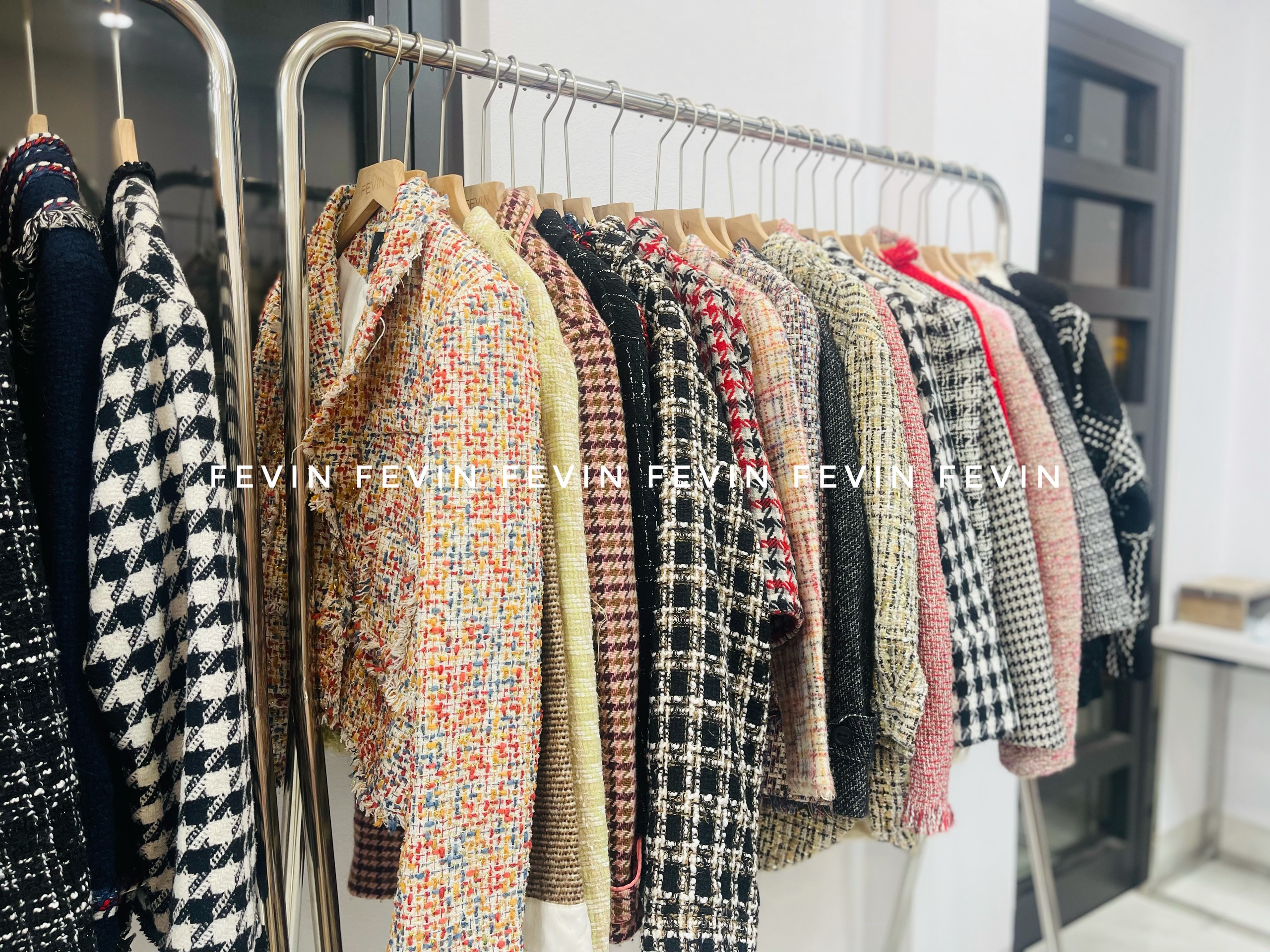 Áo Khoác Vải Dạ Tweed - Tổng kho hàng thùng Miền Bắc