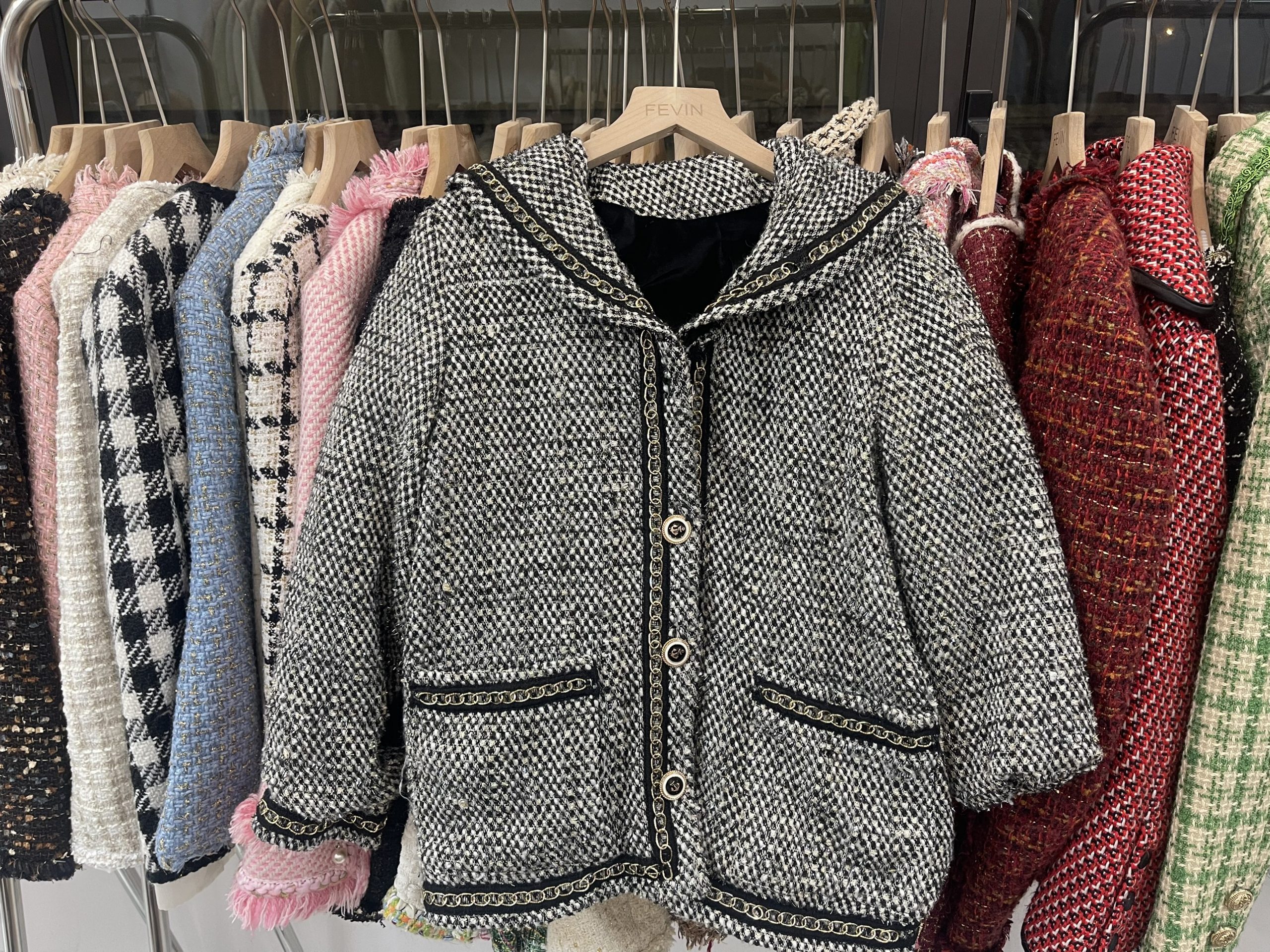 Áo Khoác Vải Dạ Tweed Hàn Quốc - Tổng kho hàng thùng Miền Bắc