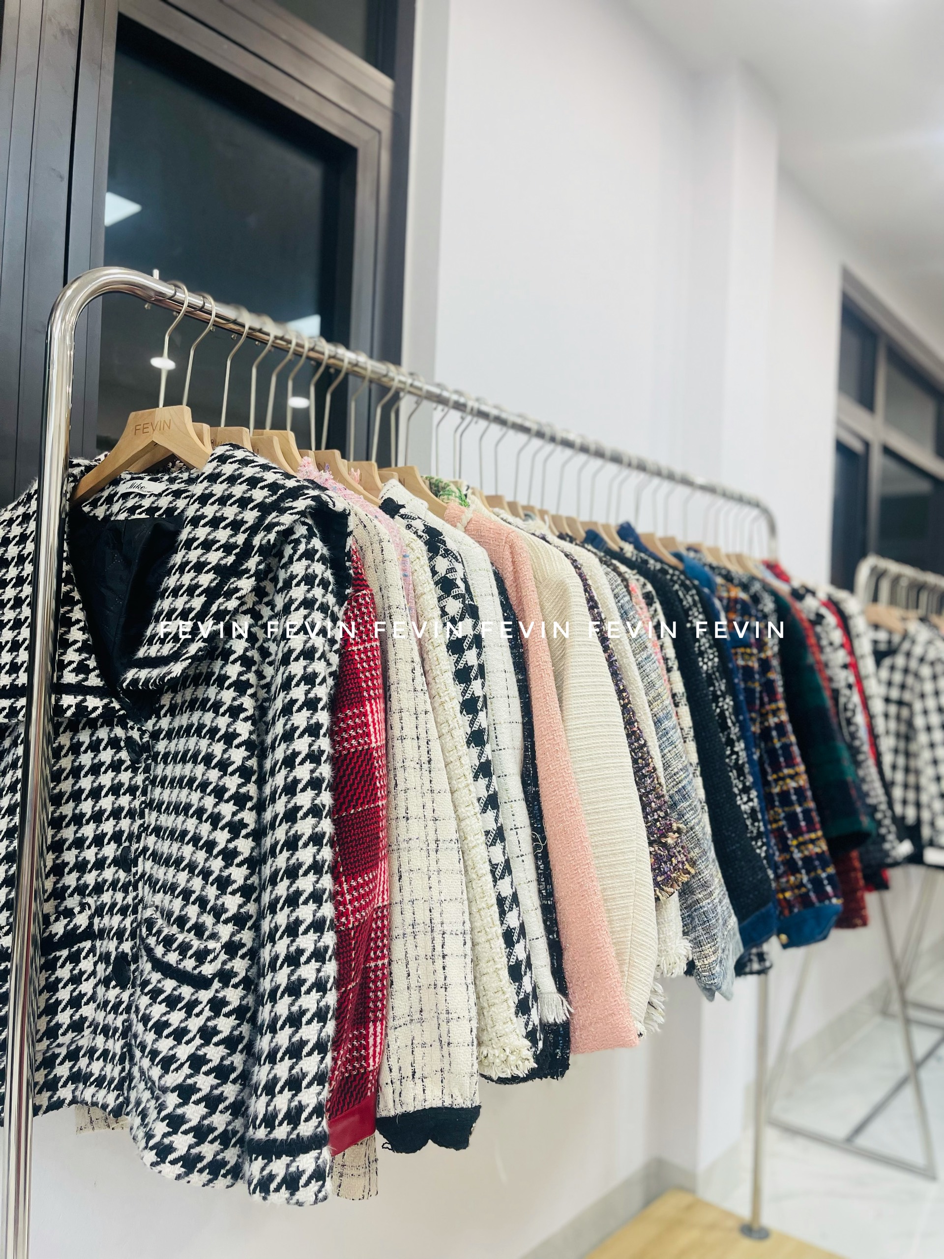 Áo Khoác Vải Dạ Tweed Hàn Quốc - Tổng kho hàng thùng Miền Bắc