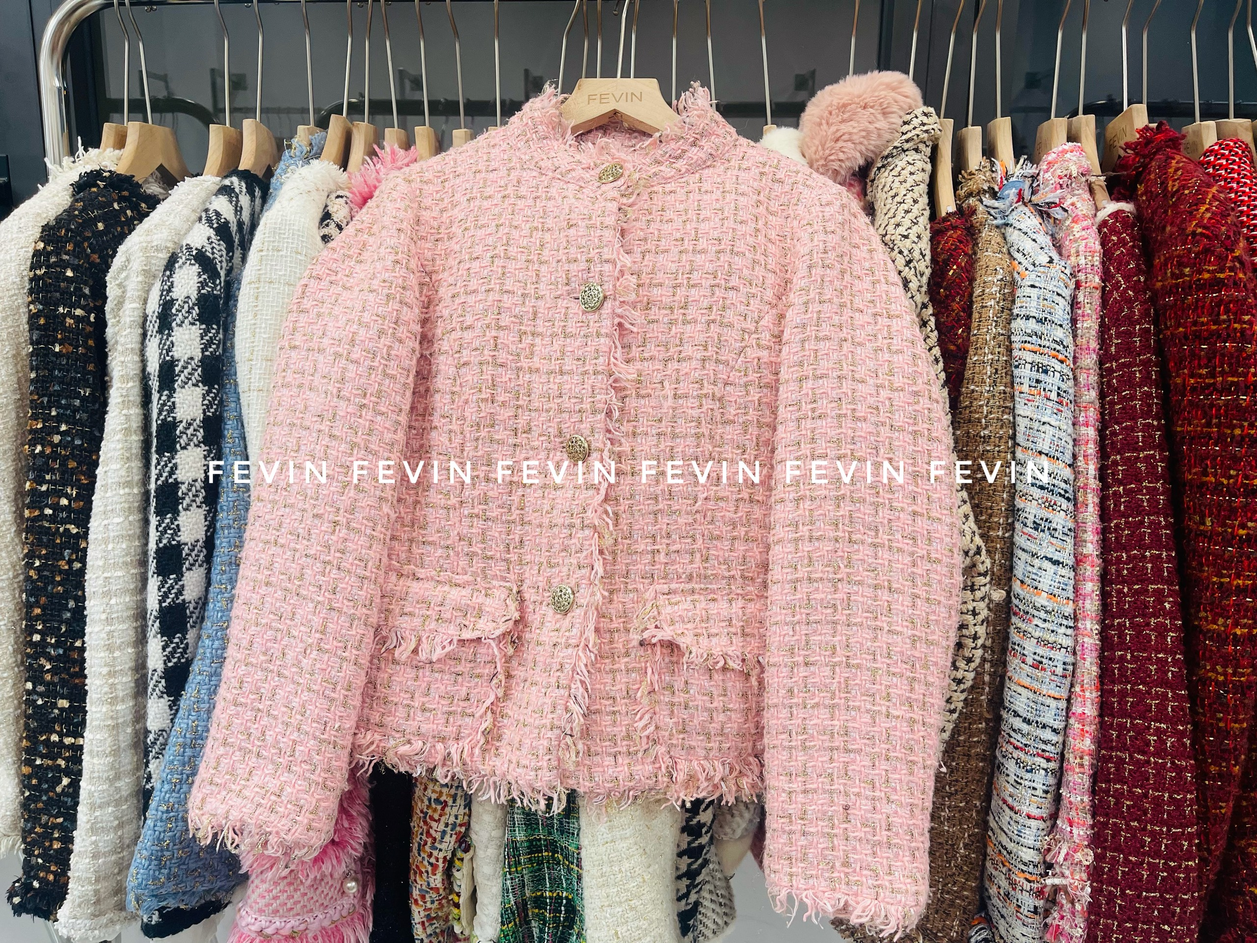Áo Khoác Vải Dạ Tweed Hàn Quốc - Tổng kho hàng thùng Miền Bắc